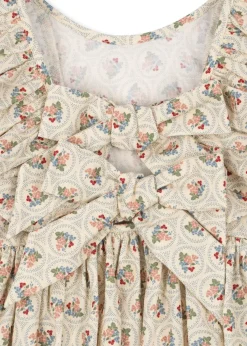 Cianna Ls Bow Dress Gots Ks104262 Børn Kjoler