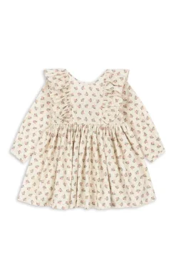 Cianna Ls Bow Dress Gots Ks104262 Børn Kjoler