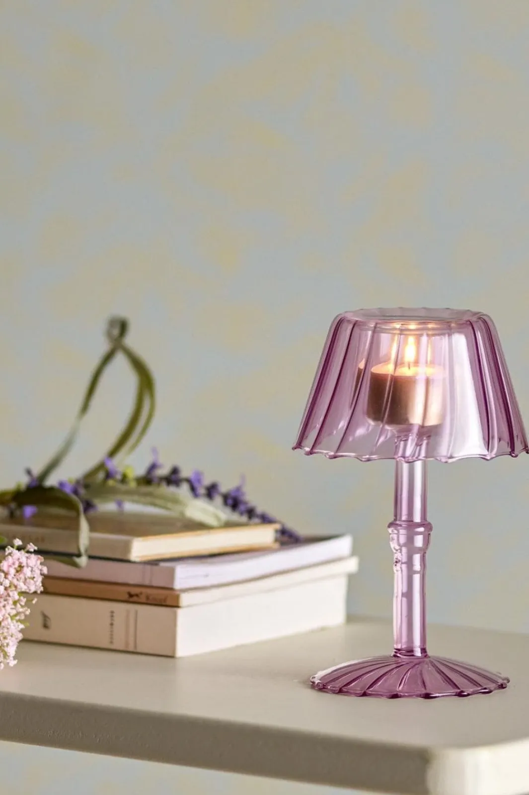 Bloomingville Dekoration Til Hjemmet<Cisco Fyrfadsstage, Rosa, Glas 82061723