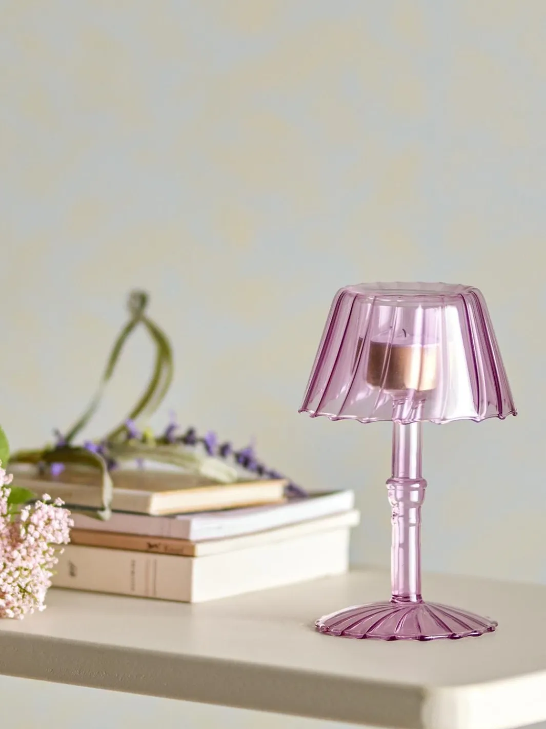 Bloomingville Dekoration Til Hjemmet<Cisco Fyrfadsstage, Rosa, Glas 82061723