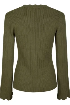 Neo Noir Bluser & Skjorter|Ammevenligt Tøj<Clara Stitch Knit Blouse 164484