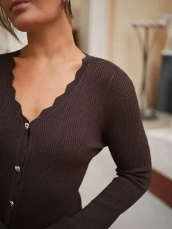 Neo Noir Bluser & Skjorter|Ammevenligt Tøj<Clara Stitch Knit Blouse 164484