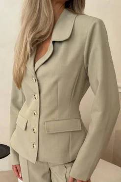 New Claraic Blazer A23904 Sæt 🛍️|Jakkesæt