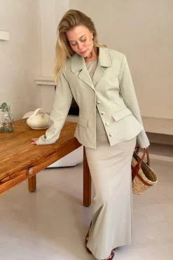 New Claraic Blazer A23904 Sæt 🛍️|Jakkesæt