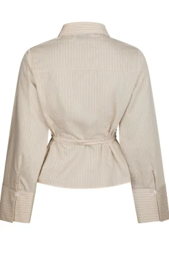 Neo Noir Bluser & Skjorter|Ammevenligt Tøj<Clarida Rose Stripe Shirt 166504