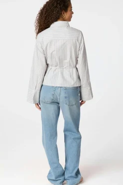 Neo Noir Bluser & Skjorter|Ammevenligt Tøj<Clarida Stripe Shirt 164934
