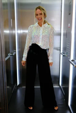 Hot Classy Sequins Shirt Bluser & Skjorter