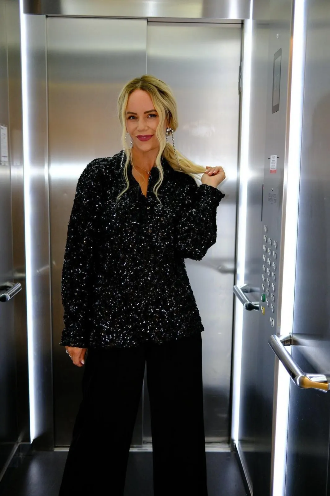 Valentin Studio Bluser & Skjorter<Classy Sequins Shirt 163336