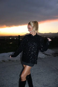 Valentin Studio Bluser & Skjorter<Classy Sequins Shirt 163336