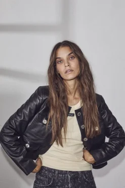 New Cocktail Leather Jacket HL10008 Overtøj & Jakker
