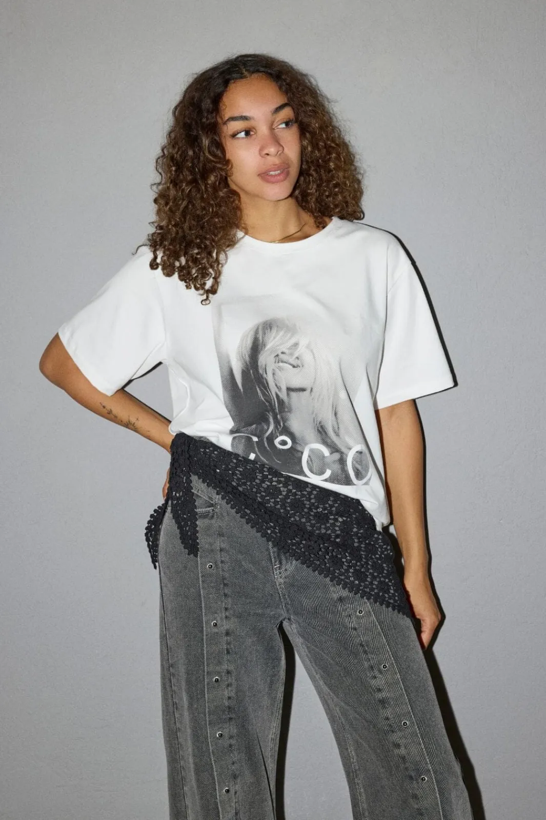 New Cococc Chic Box Tee 43023 T-Shirts & Toppe