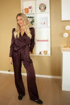 Comfy Pants Heavy Satin Sæt 🛍️|Bukser, Jeans & Leggings