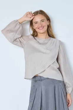 Connycc Drape Blouse 45004 Bluser & Skjorter