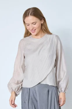 Connycc Drape Blouse 45004 Bluser & Skjorter