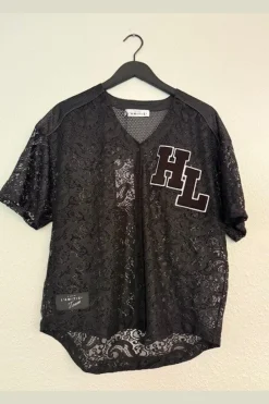 Clearance Court Lace Tee HL10466 T-Shirts & Toppe|Ammevenligt Tøj