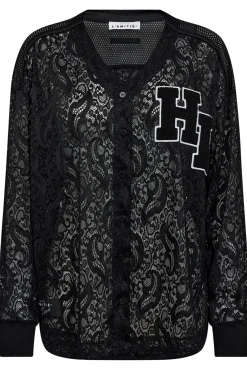 Sale Court Ls Lace Tee HL10529 Bluser & Skjorter|Ammevenligt Tøj