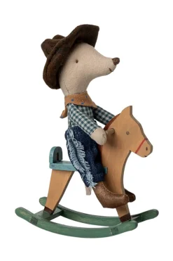 New Cowboymus På Gyngehest, Lillebror Børn Bad, Leg & Interiør