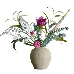 New Crown Buket, Rød, Kunstige Blomster 82061536 Dekoration Til Hjemmet