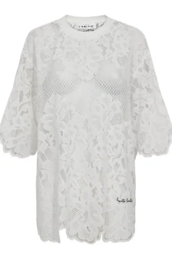 Haute L'Amitié T-Shirts & Toppe<Curvey Lace Hem Tee HL10222