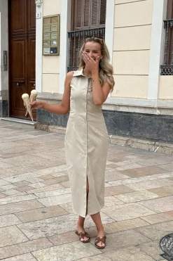 Online Daisyic Long Dress A23797 Kjoler|Ammevenligt Tøj