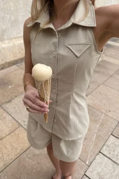 BYIC Sæt 🛍️|T-Shirts & Toppe<Daisyic Top A23819