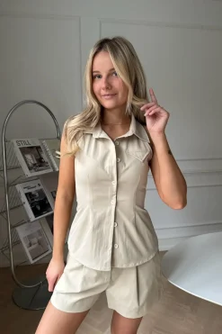 BYIC Sæt 🛍️|T-Shirts & Toppe<Daisyic Top A23819