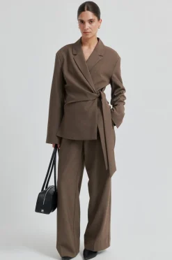 Second Female Sæt 🛍️|Jakkesæt<Dakota Wrap Blazer 60407