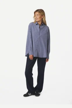 Best Dalma B Stripe Stone Shirt 164520 Bluser & Skjorter|Ammevenligt Tøj