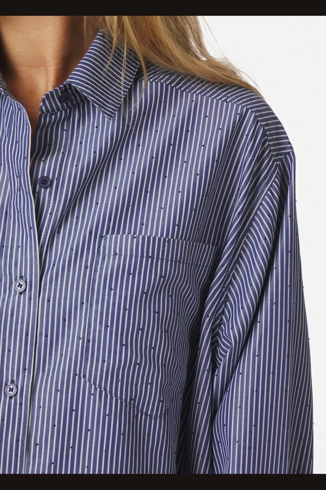 Best Dalma B Stripe Stone Shirt 164520 Bluser & Skjorter|Ammevenligt Tøj