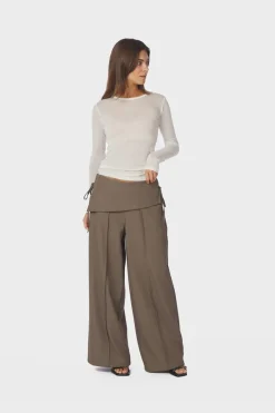 Sale Deani Fold Pants 166168 Bukser, Jeans & Leggings