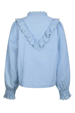 Neo Noir Bluser & Skjorter|Ammevenligt Tøj<Degas Denim Blouse 166229