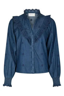 Neo Noir Bluser & Skjorter|Ammevenligt Tøj<Degas Denim Blouse 166229