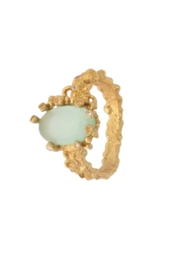 House Of Vincent Ringe<Delusive Truth Ring Chalcedony