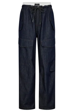 Clearance Denim Cargo Pull On Trouser HL10317 Sæt 🛍️|Bukser, Jeans & Leggings