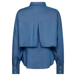 Co´Couture Bluser & Skjorter|Ammevenligt Tøj<Denimcc Double Layer Shirt 35741