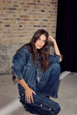 Haute L'Amitié Bukser, Jeans & Leggings<Denize Button Jeans HL10489