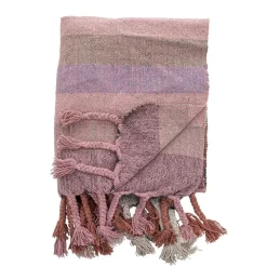 Clearance Desire Plaid, Rosa, Genanvendt Bomuld 82066442 Dekoration Til Hjemmet
