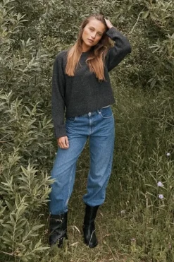 Neo Noir Bluser & Skjorter<Detri Solid Knit Blouse