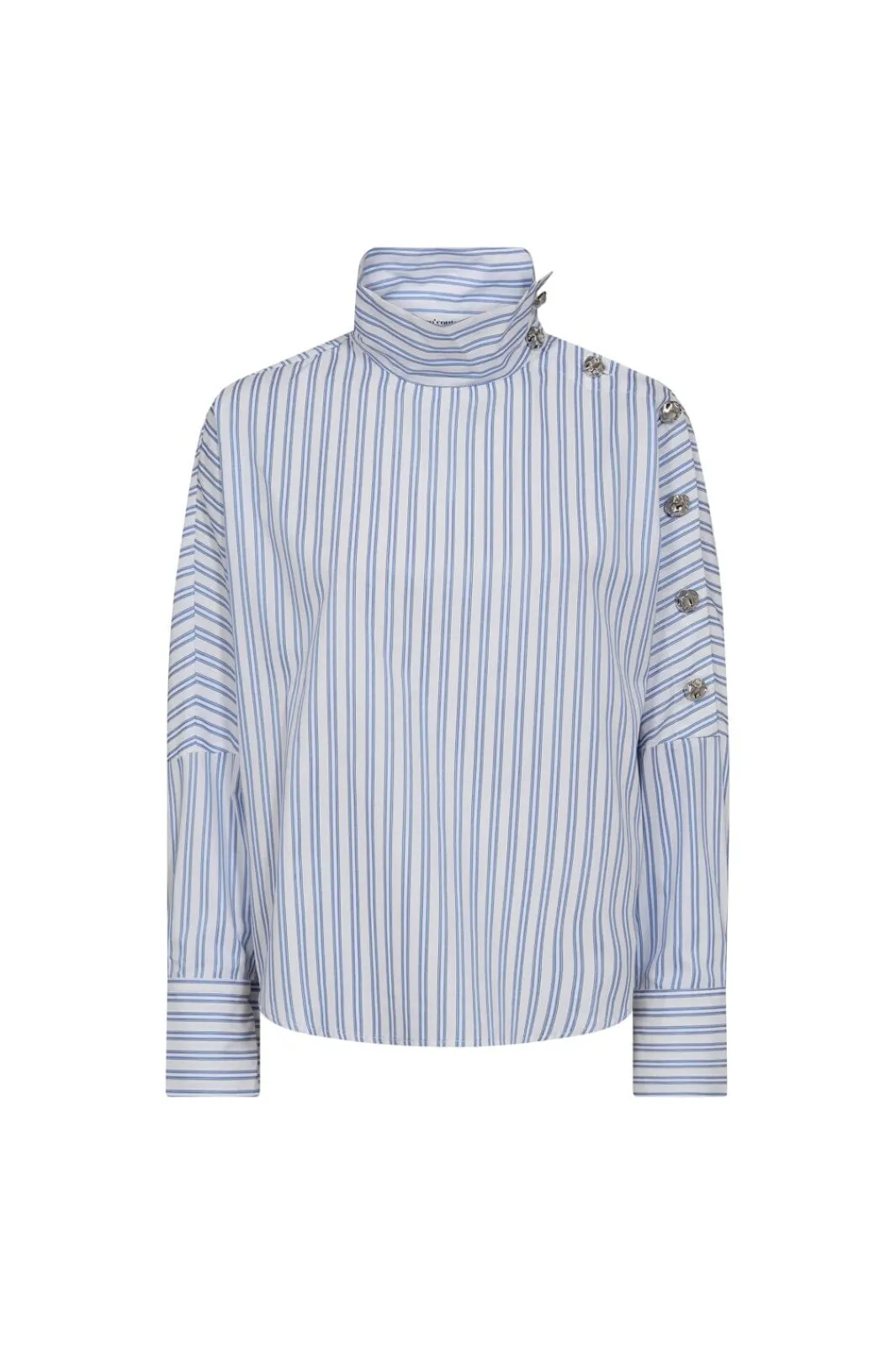 Co´Couture Bluser & Skjorter<Devincc Asymcc Button Blouse 45019