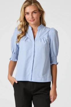 Neo Noir Bluser & Skjorter|Ammevenligt Tøj<Diana B Stripe Stone Blouse 164327