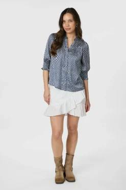 Neo Noir Bluser & Skjorter|Ammevenligt Tøj<Diana Vibrant Dot Blouse 163423