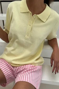 Continue Strik|Bluser & Skjorter<Diane Polo Ss 14825