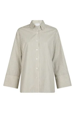Neo Noir Bluser & Skjorter|Ammevenligt Tøj<Dita Double Stripe Shirt 166420
