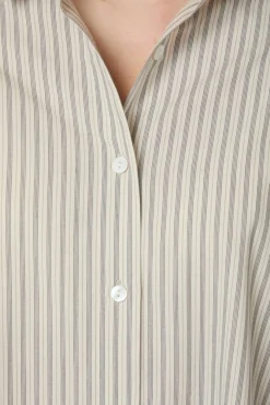 Neo Noir Bluser & Skjorter|Ammevenligt Tøj<Dita Double Stripe Shirt 166420