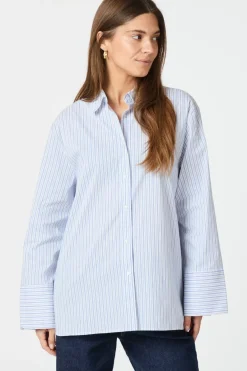 Neo Noir Bluser & Skjorter<Dita Mini Stripe Shirt 162706