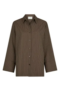 Neo Noir Bluser & Skjorter|Ammevenligt Tøj<Dita Striped Line Shirt 166888