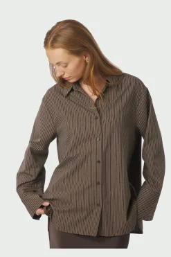 Neo Noir Bluser & Skjorter|Ammevenligt Tøj<Dita Striped Line Shirt 166888