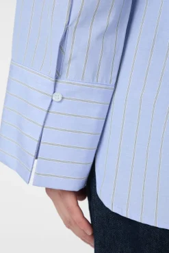 Online Dita Twin Stripe Shirt 166500 Bluser & Skjorter|Ammevenligt Tøj