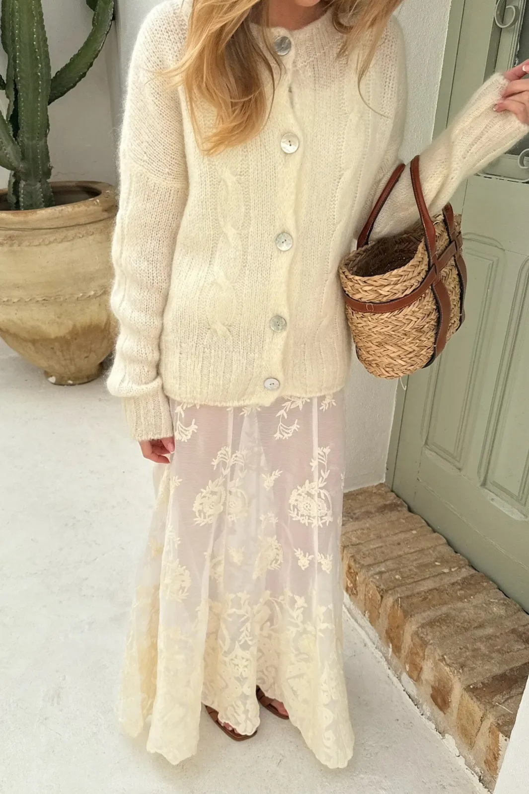 Clearance Ditteic Cardigan 3420 Bluser & Skjorter|Strik