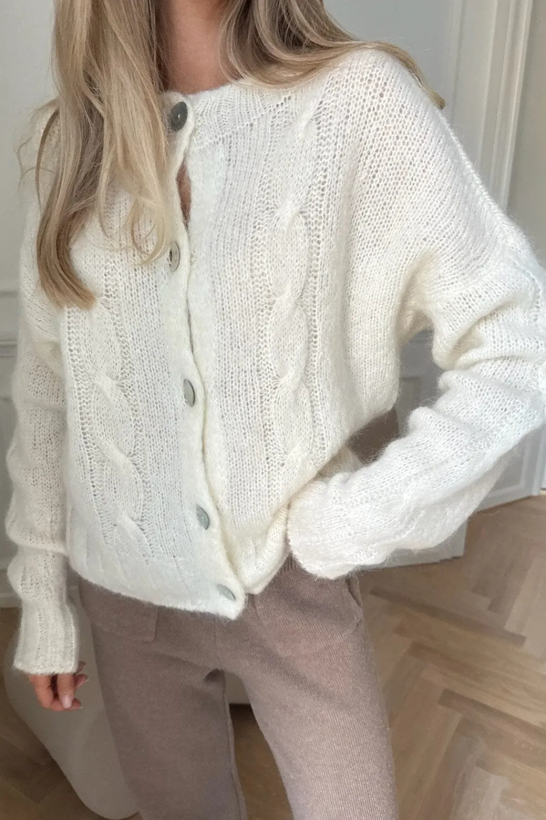 Clearance Ditteic Cardigan 3420 Bluser & Skjorter|Strik